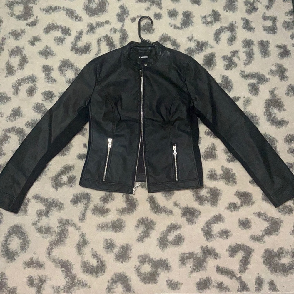 Express faux leather jacket